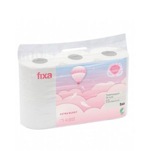 Papel higiénico extra nueva de luxe Fixa original 6 Unid.