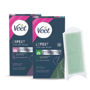 Original Veet wax strips for body & legs 20units