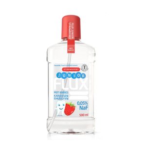 Enjuague Flux original para niños y niñas - Sabor fresa