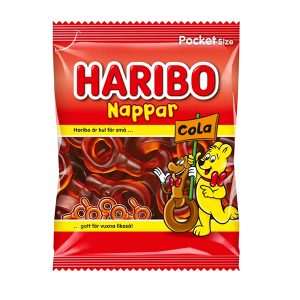 Original Haribo Nappar gummy jelly 80gr - Cola