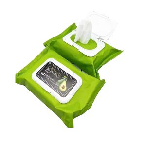Disposable makeup remover wipes 80 units